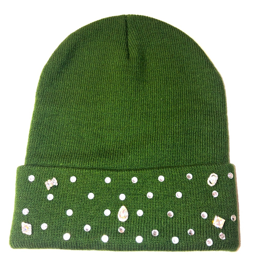 Custom bling beanie